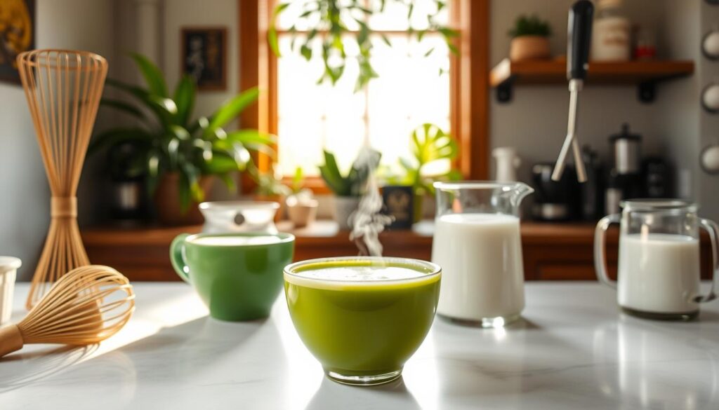 Matcha Latte Frothing Methods