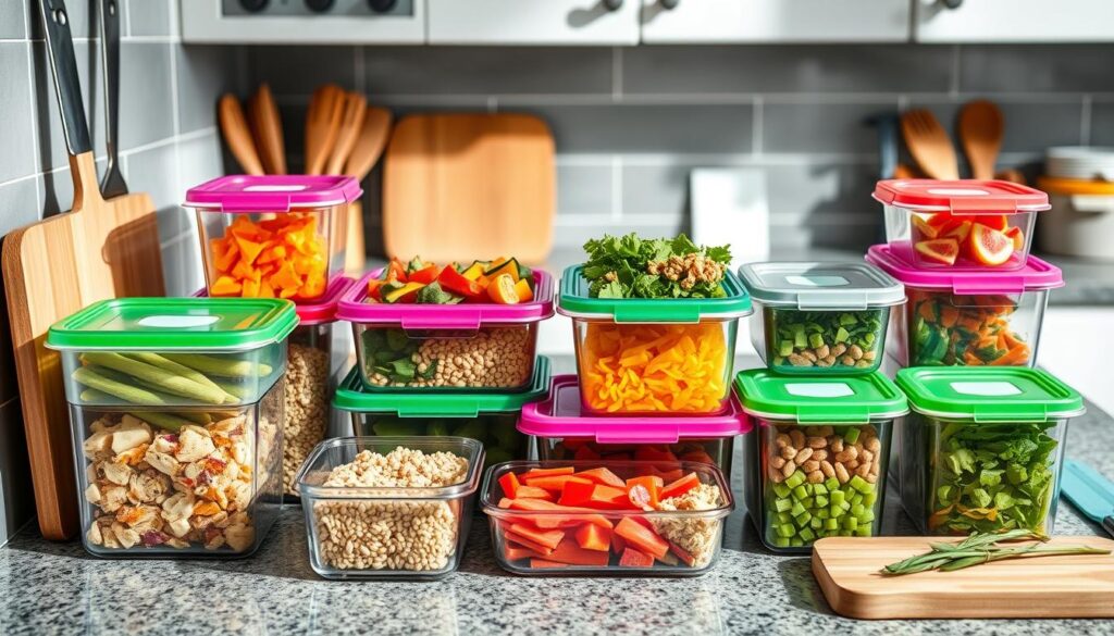 Meal Prep Container Organization