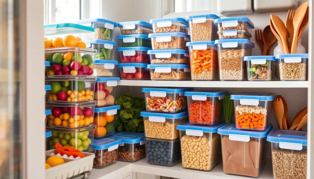 Meal Prep Container Organization