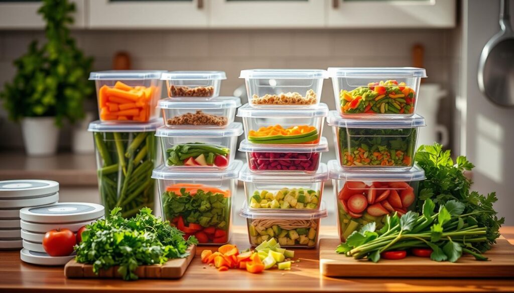 Meal Prep Container Organization