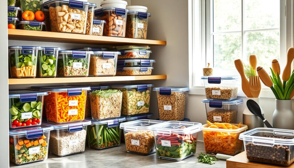 Meal Prep Container Organization