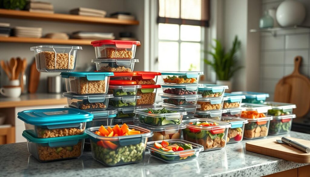 Meal Prep Container Organization