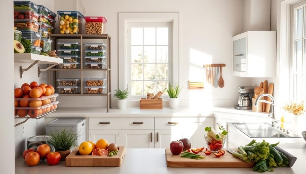 Meal Prep Kitchen Organization