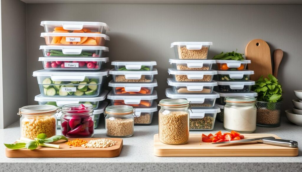 Meal Prep Storage Organization