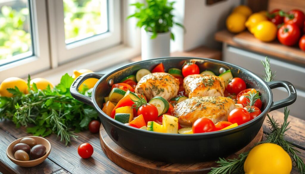 Mediterranean One-Pan Cooking