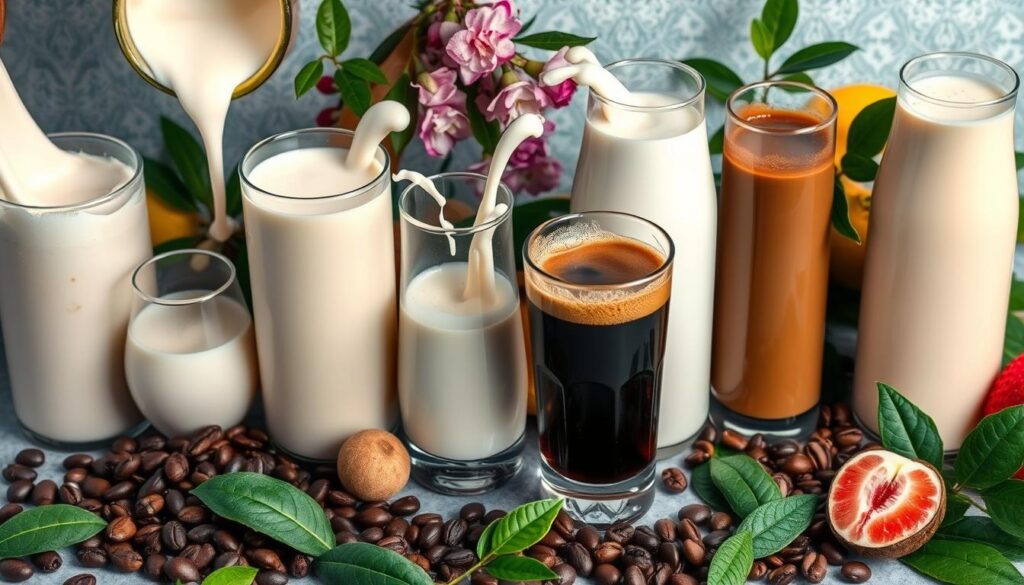 Plant Milk for Vegan Coffee Drinks