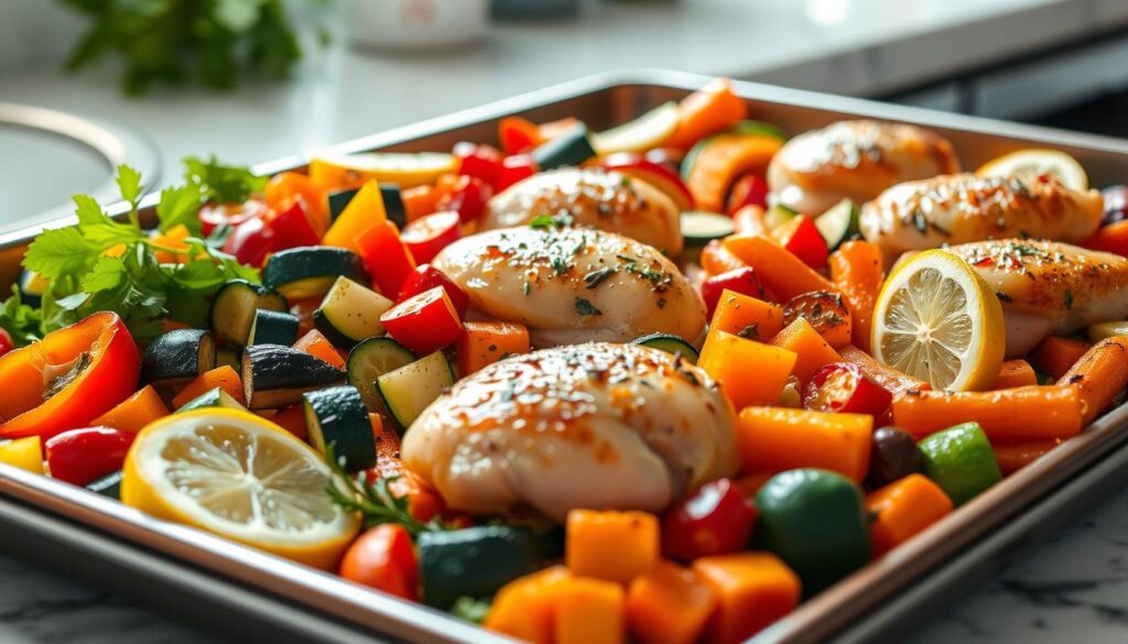 Sheet Pan Lunch Meal Prep