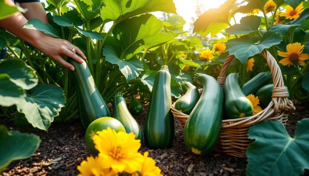 Zucchini Harvesting Tips