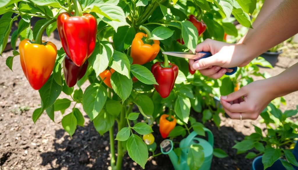 bell pepper plant maintenance