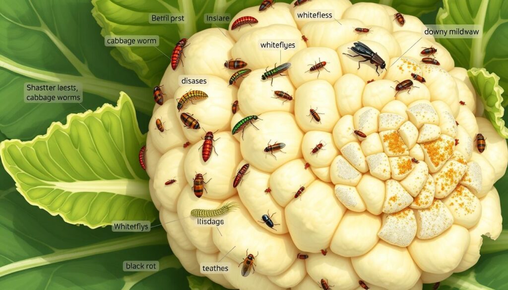 cauliflower pests and diseases