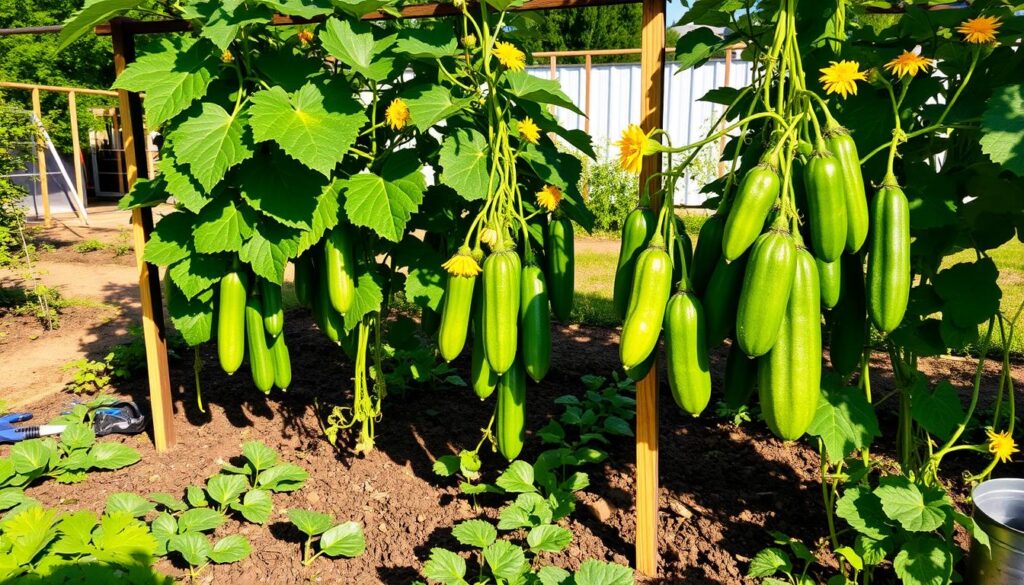 cucumber growing tips