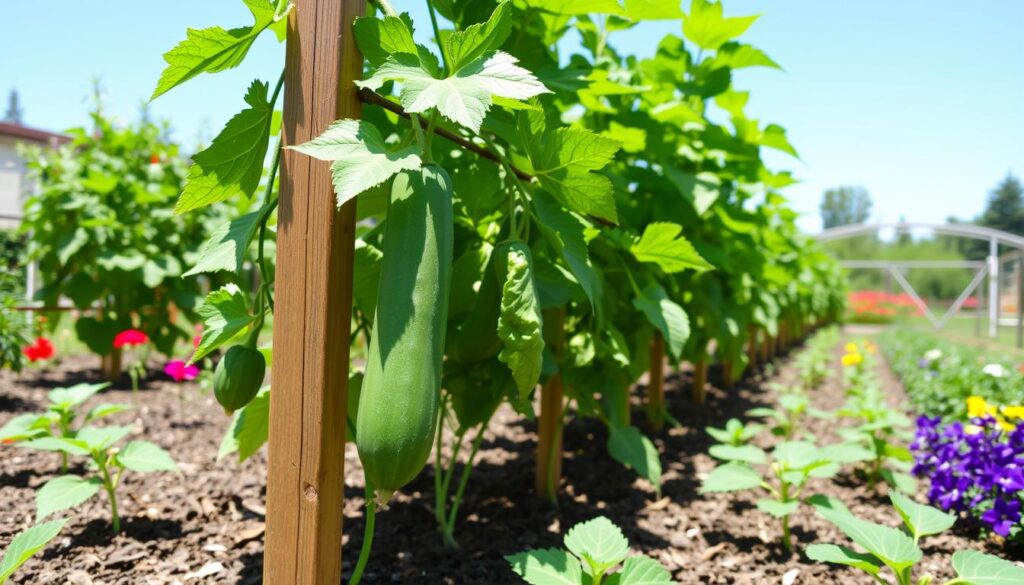 cucumber trellis