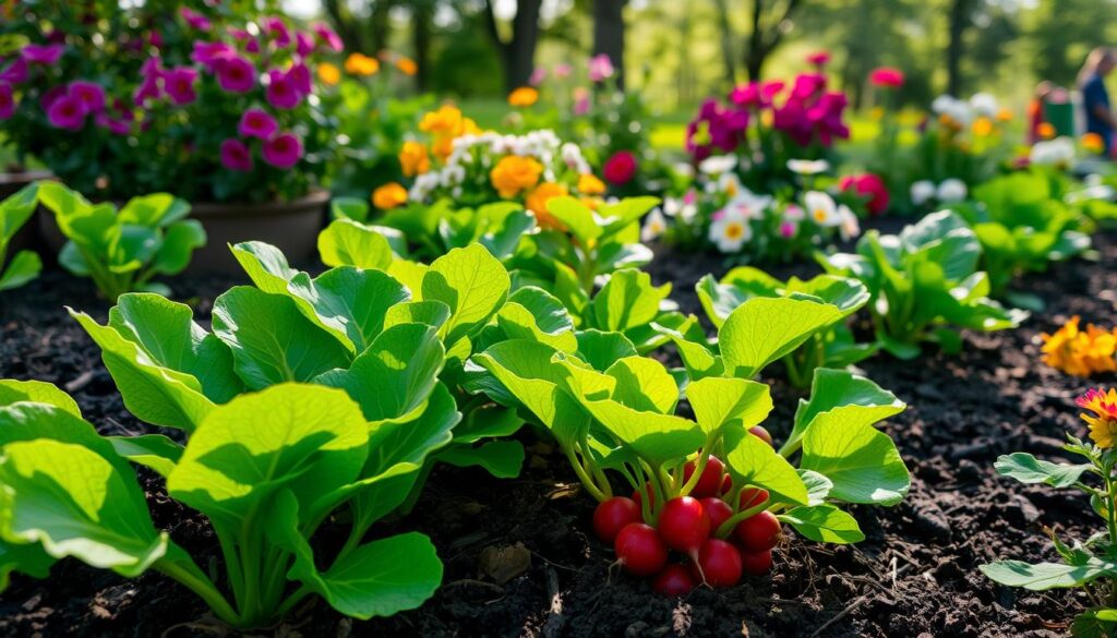 growing radishes