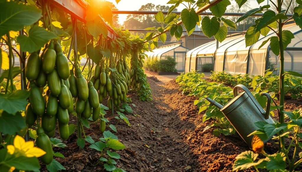 maximizing cucumber growth