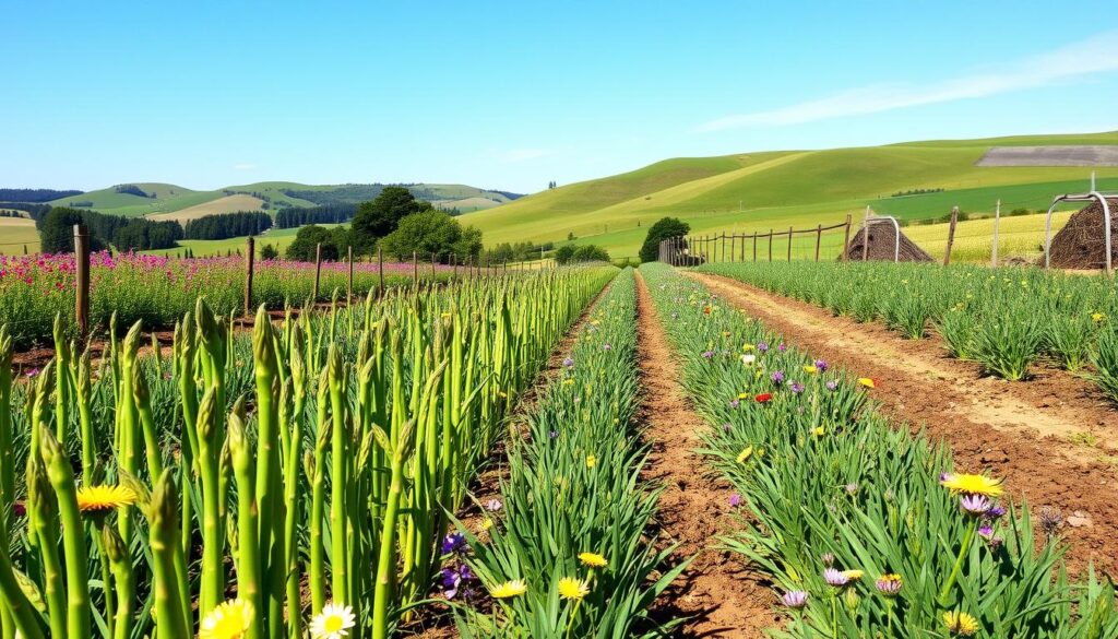 organic asparagus farming