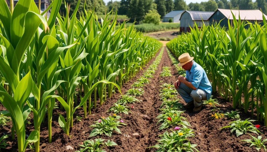 organic corn farming