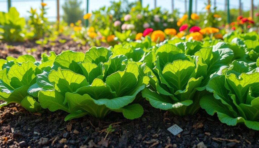 organic lettuce cultivation