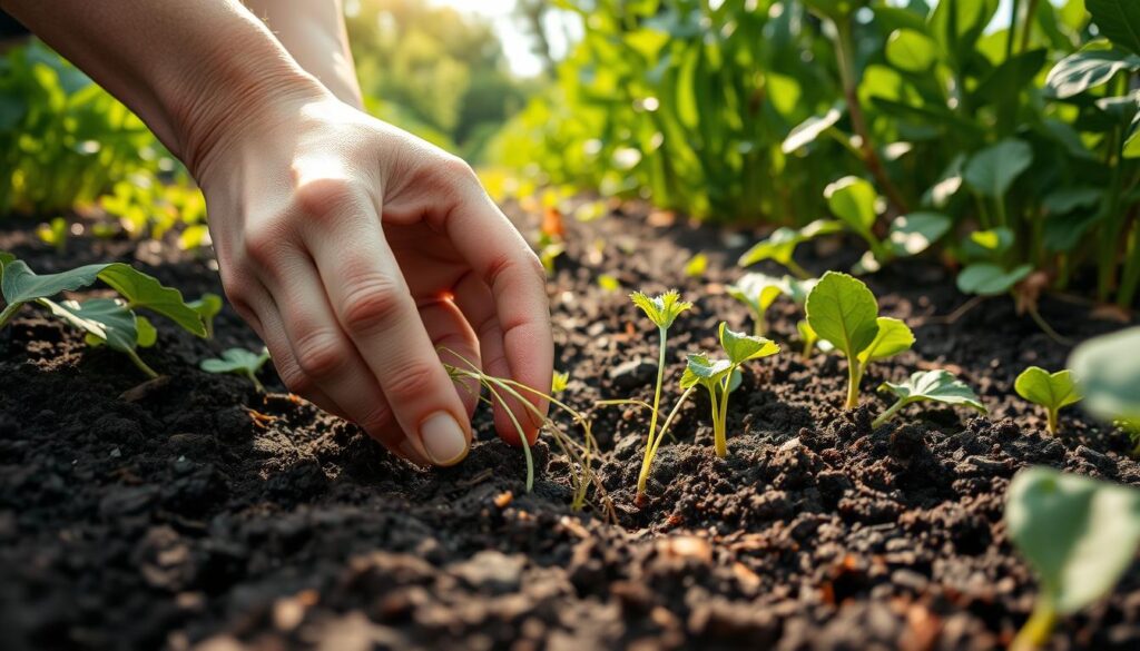 planting radish seeds