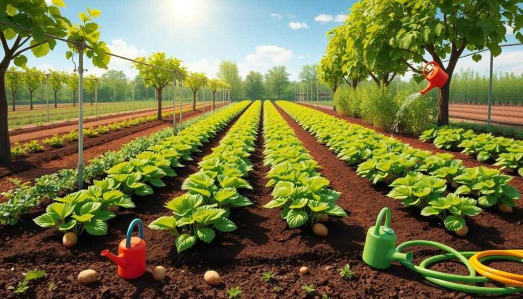 potato growing techniques