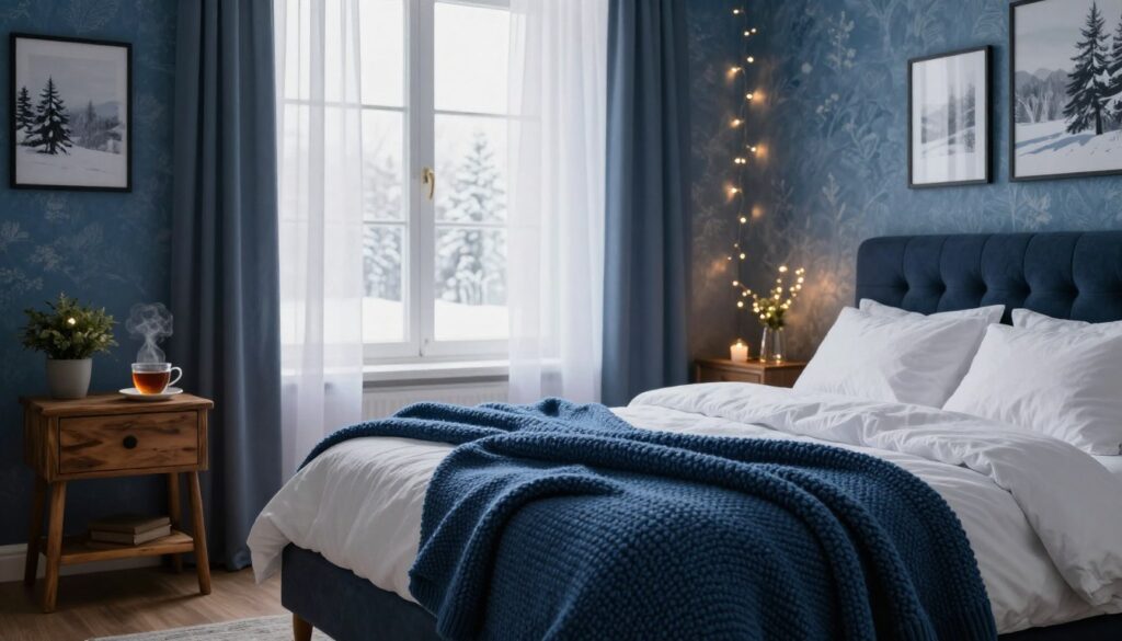 cozy winter bedroom